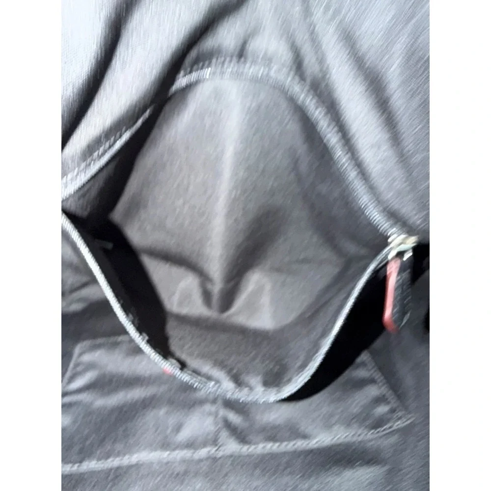 Coach Signature Canvas Tote Black Gray Zip Top Shoulder Bag Crossbody Strap - Picture 11 of 13